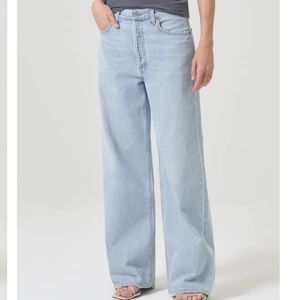 AGOLDE "low slung baggy" jeans size 24